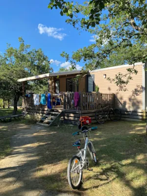 Locatif - Cottage “MICOCOULIER” - 3 Schlafzimmer - PREMIUM-Reihe - Camping L'Ombrage