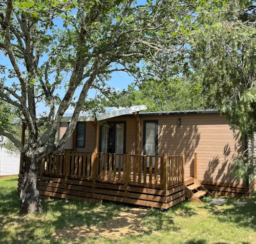 Location - Cottage “Micocoulier” - 3 Chambres – Gamme Premium - image n°2 - Camping L'Ombrage