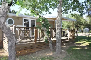 Locatif - Cottage "LAURIER AIRCO" - 3 Bedrooms - CONFORT+ range - Camping L'Ombrage
