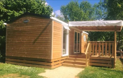 Mobil-Home 28M² (2 Chambres) + Grande Terrasse Semi-Couverte De 15M2