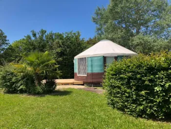 Mietunterkunft - Rondano Jurte 31M² (1 Schlafzimmer) + Außenterrasse - Camping du Lac de Saint Cyr