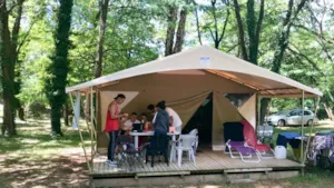 Locatif - Zeltbungalow Canada N°4 - Camping Les Acacias