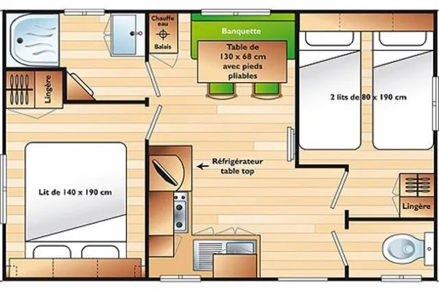 Mobil-Home Venus (4 Personnes)