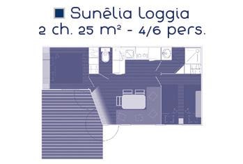 Sunêlia Confort Loggia 2 Chambres 25M²