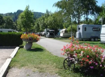 Stellplatz - Stellplatz Confort (Zelt, Wohnwagen, Wohnmobil / 1 Auto / Strom 6A) - Flower Camping Les Bouleaux