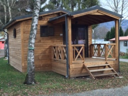 Mietunterkunft - Chalet Komfort+ 24 M² (1 Zimmer) + Terrasse - Flower Camping Les Bouleaux
