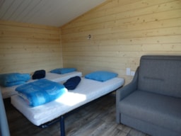 Mietunterkunft - Pod Komfort 12 M² (1 Zimmer) +  Terrasse - Flower Camping Les Bouleaux