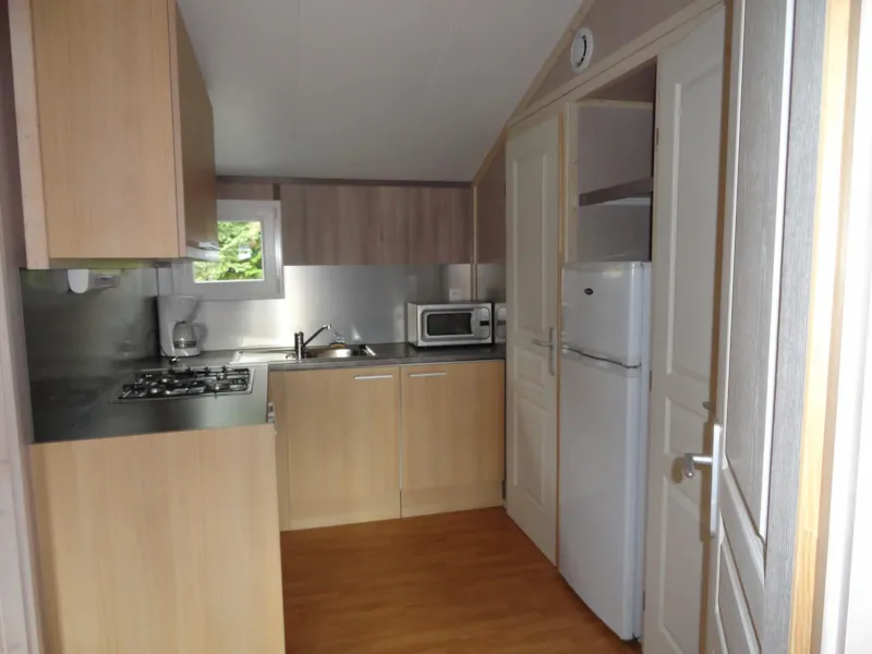 Chalet Confort 35 M² (2 Chambres) + Terrasse Couverte