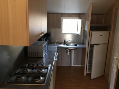 COMFORT Chalet 35 m² (2 bedrooms) + sheltered terrace - adapted to the people with reduced mobility