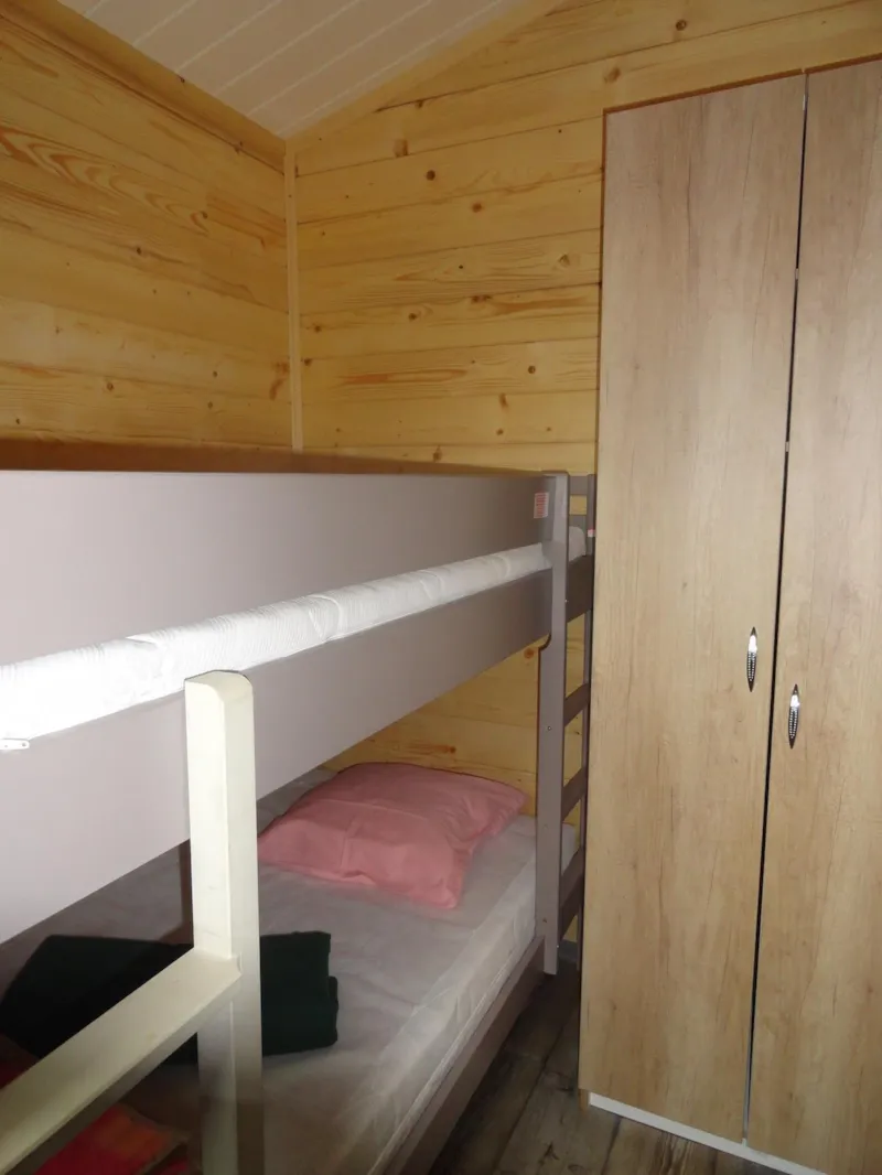 Chalet Confort+ 35 M² (3 Chambres) + Terrasse Couverte