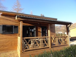 Location - Chalet Confort+ 30M² (2 Chambres) + Terrasse - Flower Camping Les Bouleaux