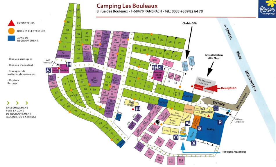 Flower Camping Les Bouleaux