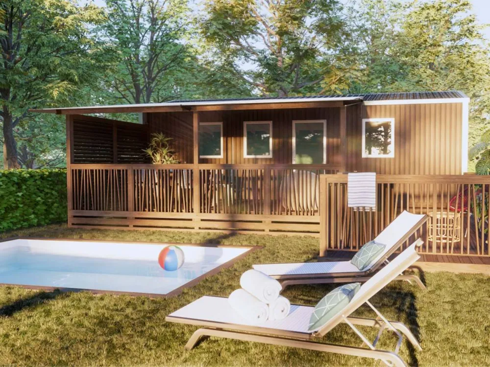 Mietunterkunft - Cottage Cana - 35M² - 2 Schlafzimmer - Privater Pool - Premium - YELLOH! VILLAGE - LE TALOUCH