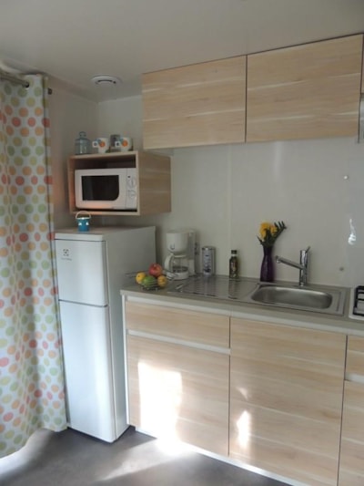 Mobile Home Confort + EVASION 30m² (2 bedrooms) - Covered terrace + TV + Clim — 3