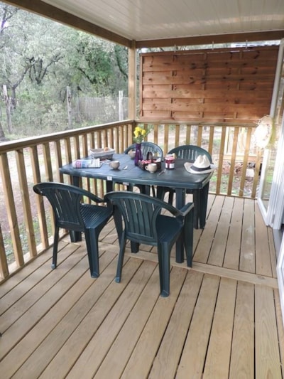 Mobile Home Confort + EVASION 30m² (2 bedrooms) - Covered terrace + TV + Clim — 4