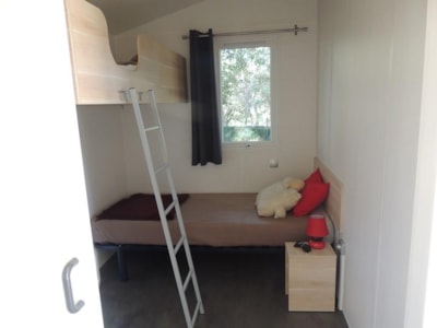 Mobile Home Confort + LIFE Wheelchair access 32m² + TV  (2 bedrooms) - Covered terrace — 3