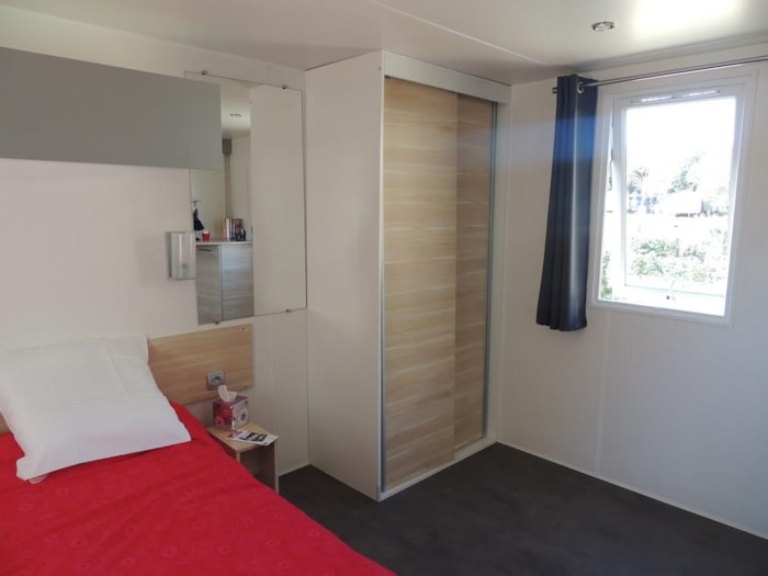 Mobil-Home Confort + Life Pmr 32M²+Tv Incluse (2 Chambres) - Terrasse Couverte  - Clim