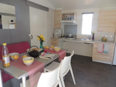 Mobile Home Confort + LIFE Wheelchair access 32m² + TV  (2 bedrooms) - Covered terrace — 6
