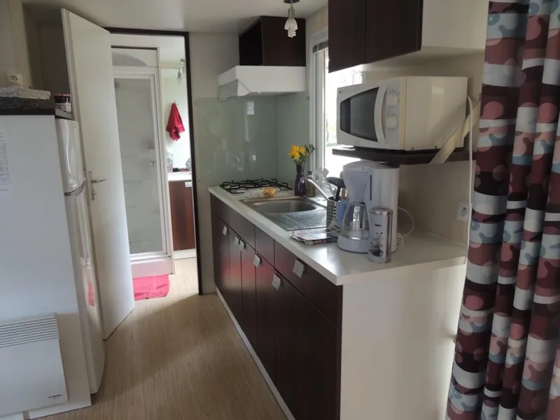 Mobil-Home Confort + Family  27M² (2 Chambres) - Terrasse Couverte Tv Incluse -  Clim