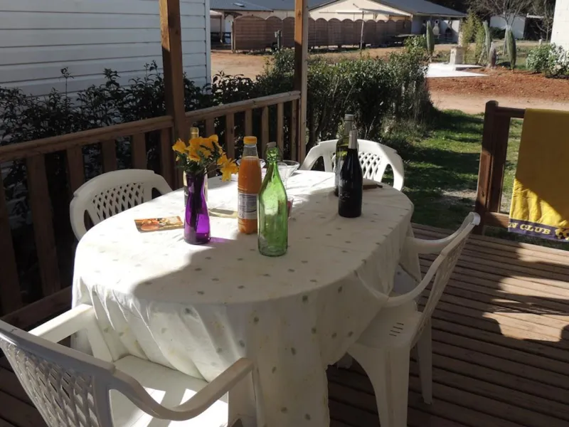 Mobil-Home Confort Holiday 25M² (2 Chambres) Avec Terrasse Couverte  Tv Incluse