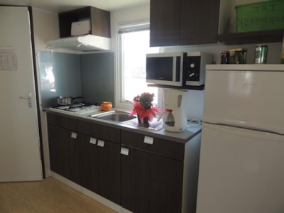 Mobil-home Confort + SUNNY 27m² (2 Bedrooms - Covered terrace) + TV — 3