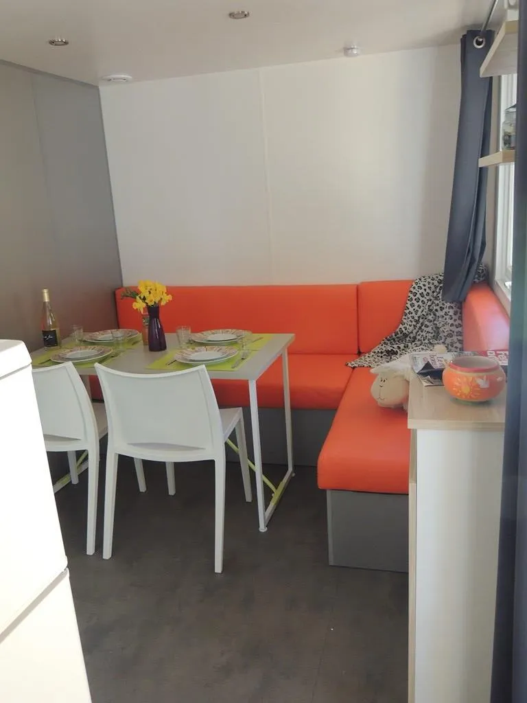 Mobil-Home Confort Twin 19M² (1 Chambre) Avec Terrasse 12M²- Tv Incluse + Climatisation