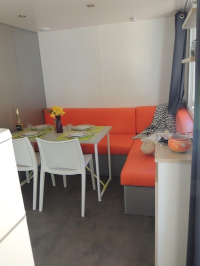 Mobil-home Confort TWIN 19m² (1 Bedroom - Terrace 12m²) + TV + CLIM — 2