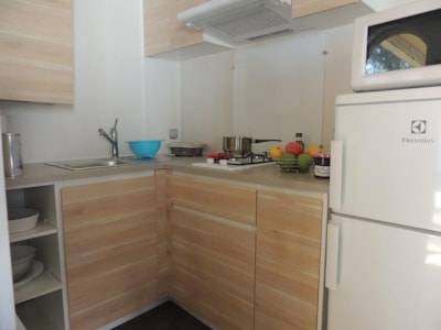 Mobil-home Confort TWIN 19m² (1 Bedroom - Terrace 12m²) + TV + CLIM — 3