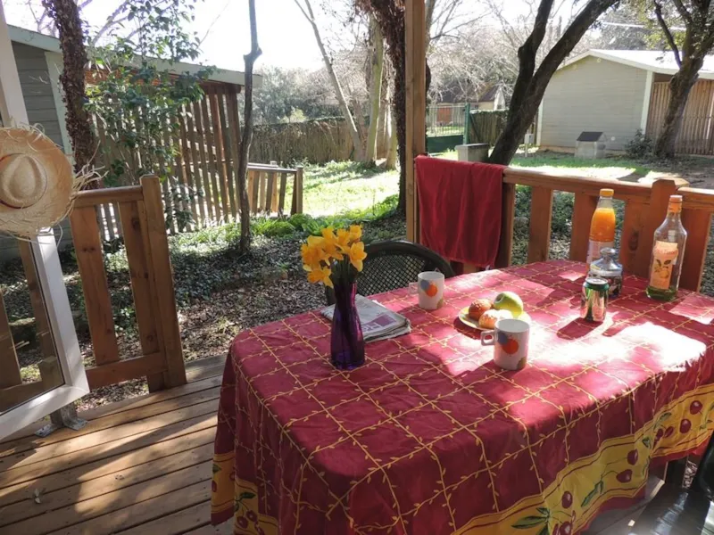 Mobil-Home Confort Twin 19M² (1 Chambre) Avec Terrasse 12M²- Tv Incluse + Climatisation