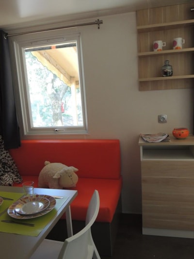 Mobil-home Confort TWIN 19m² (1 Bedroom - Terrace 12m²) + TV + CLIM — 8