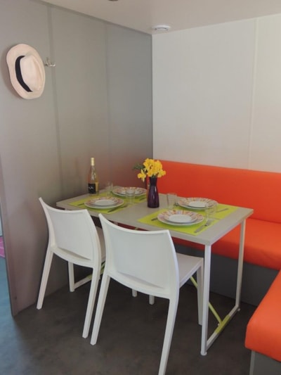 Mobil-home Confort TWIN 19m² (1 Bedroom - Terrace 12m²) + TV + CLIM — 9