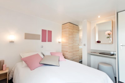 Mobil-home PRESTIGE 33m² (2 Bedrooms - Covered terrace - 2 bathrooms) + TV + Dish washer + Air conditioning — 2