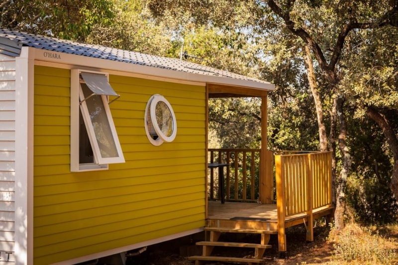 Mobil-home Confort + SUNNY 27m² (2 chambres + terrasse couverte comprise - TV ) arv/départ samedi