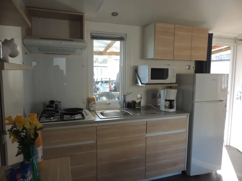 Mobil-Home Confort Tribu 32M² Climatise (3 Chambres) - Terrasse Couverte  Tv Incluse Arv/Départ Dimanche