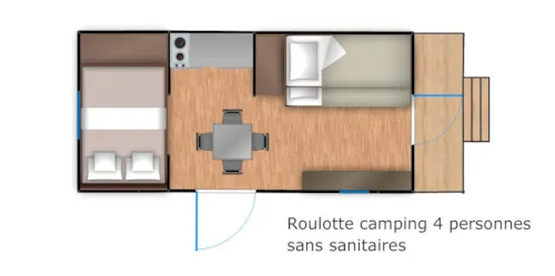 Accommodation - Gipsycar (Without Toilet Blocks) - image n°3 - Camping Ibie