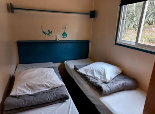 Location - Mobil Home (Avec Sanitaires) Climatisé - image n°6 - Camping Ibie
