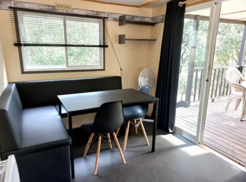 Location - Mobil Home (Avec Sanitaires) Climatisé - image n°4 - Camping Ibie