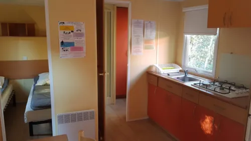 Accommodation - Mobile Home (With Sanitary Facilities) Air-Conditioned - image n°4 - Camping Ibie