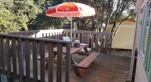 Accommodation - Mobile Home (With Sanitary Facilities) Air-Conditioned - image n°1 - Camping Ibie