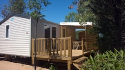 Mietunterkunft - Cottage Azur 24M² / 2 Schlafzimmer - Terrasse 15M² - Camping de la Treille