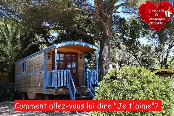 Roulotte 21M² / 1 Chambre - Terrasse 3M²