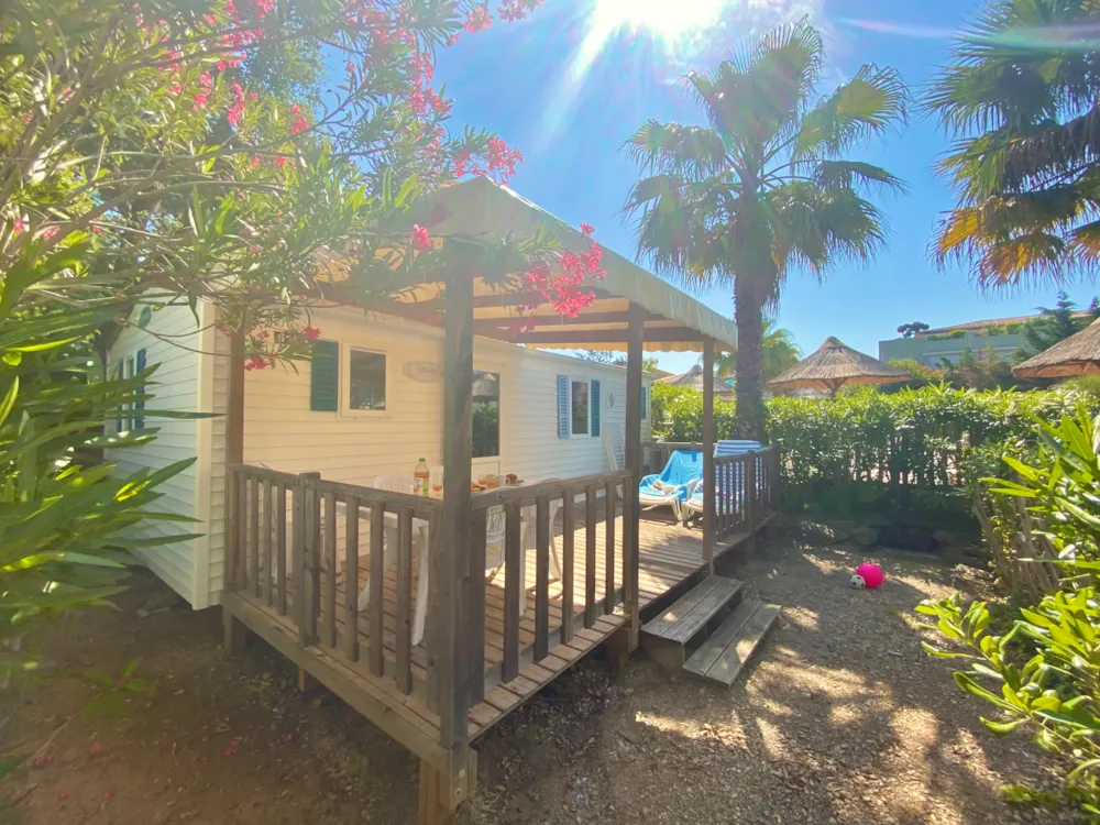 Alojamiento - Cottage Riviera 30M² - 2 Habitaciones - Terraza 15M2 - Camping de la Treille
