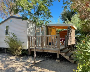 Mietunterkunft - Cottage Azur 24M² / 2 Schlafzimmer - Terrasse 15M² - Camping de la Treille