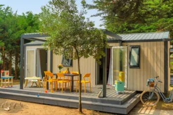 Mietunterkunft - Mobilheim Kids Top Presta - 29 M²  - 2 Schlafzimmer (Bizouquet) - Clico Chic - Camp du Soleil