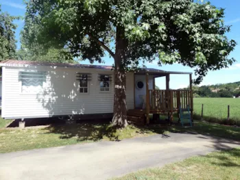 Mietunterkunft - Mobilheim 31M² - Terrasse - 3 Zimmer - Camping Goyetchea