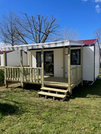 Mietunterkunft - Mobilheim 20M² - Terrasse - 1 Zimmer - Camping Goyetchea