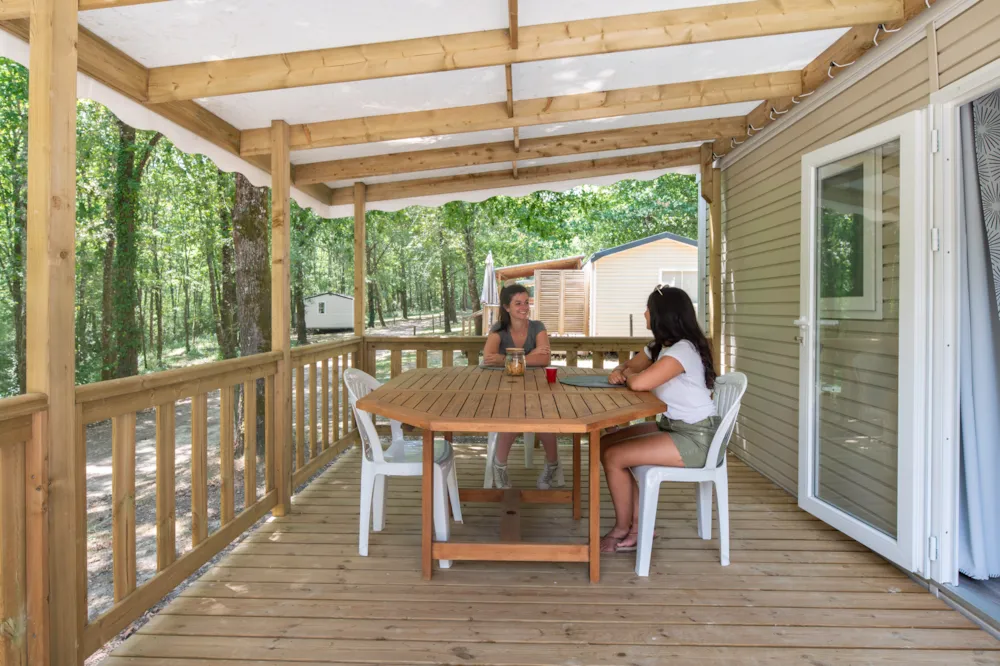 Location - Mobil Home Confort 75 - Camping les Lacs d'Armagnac