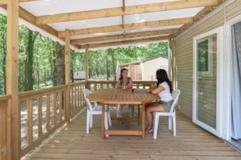 Mietunterkunft - Mobilheim Komfort - Camping les Lacs d'Armagnac