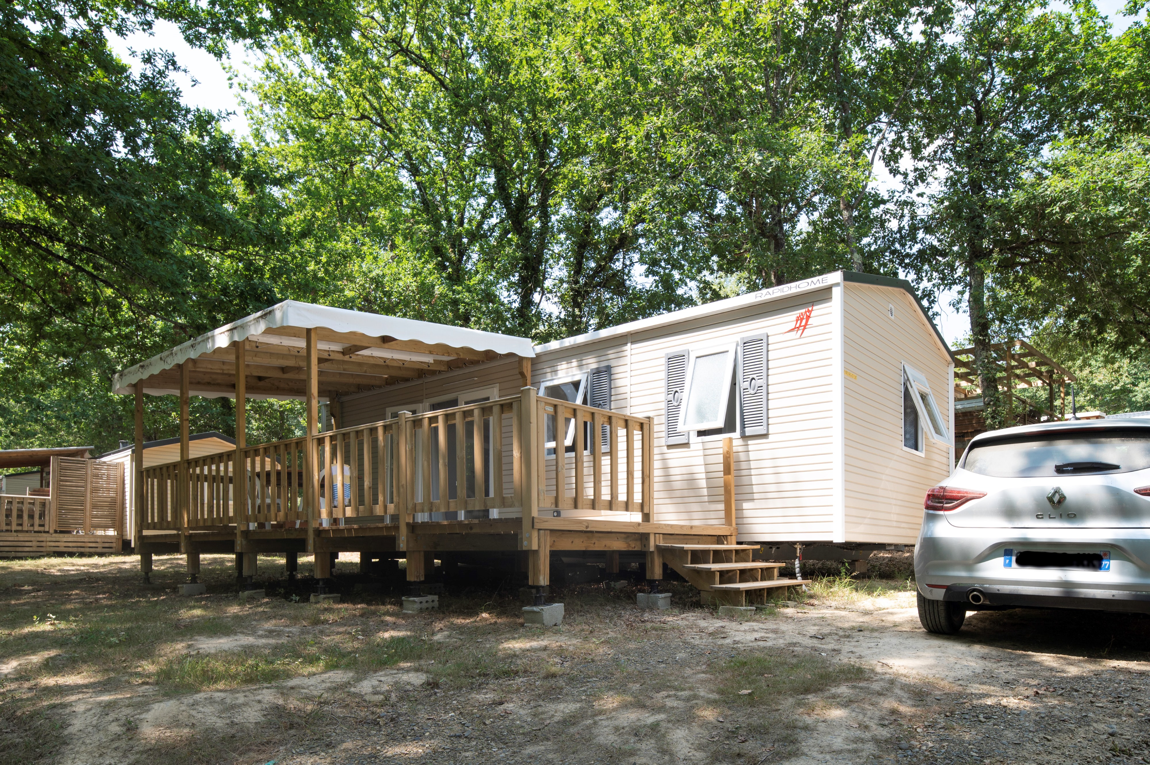 Location - Mobil Home Confort 50 - Camping Nature Domaine les Lacs d'Armagnac