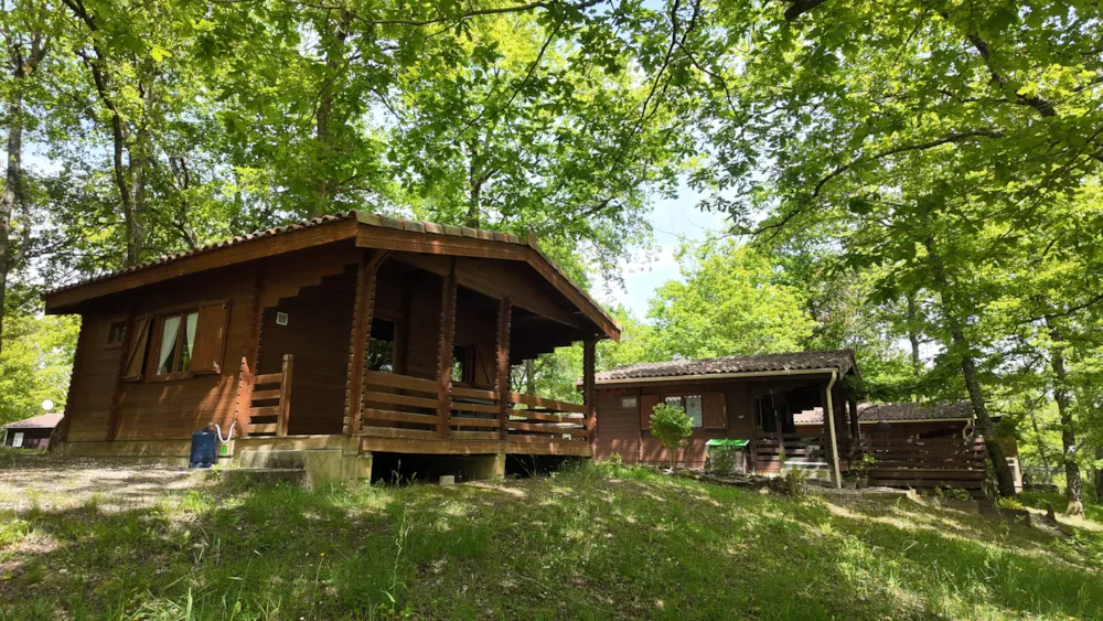 Location - Chalet Guzet 25 - Camping les Lacs d'Armagnac